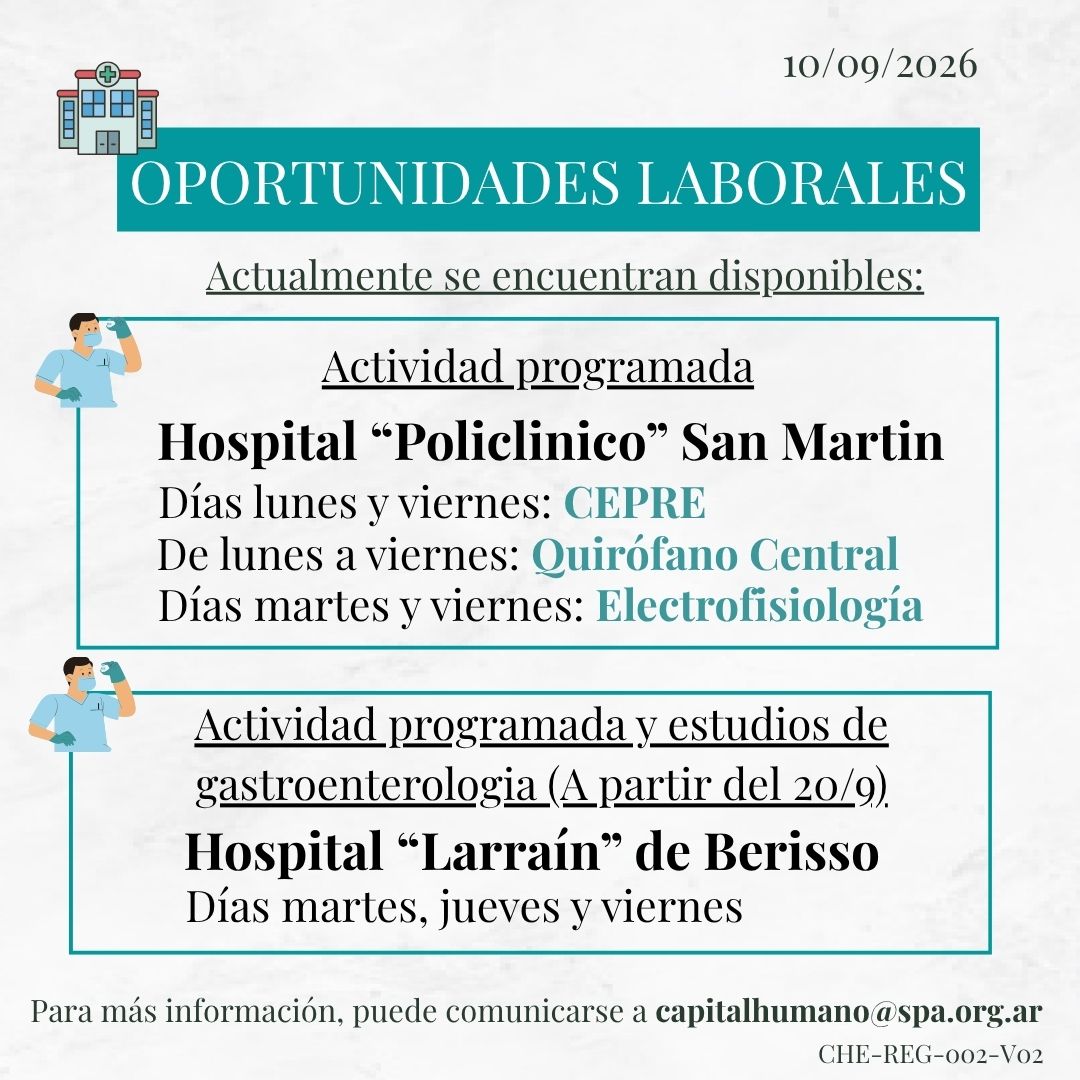 ¡Nuevas Oportunidades Laborales!